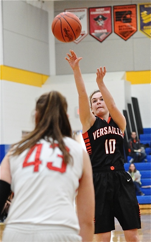 They gave her space, and Kami McEldowney made the most of it...hitting five three-pointers on her way to a game-high 22 points.