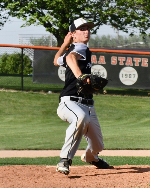 Parkway's Trace Walls beat the wind and Fort Recovery to send the Panthers into Friday's Division IV district final.