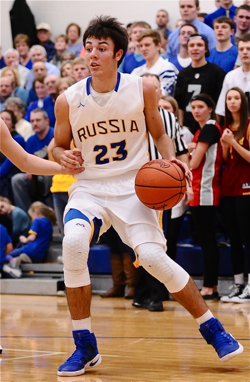 Russia's Jack Dapore had five 'three-pointers', and finished with a game-high 21 points.