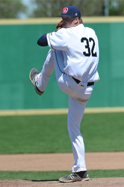 Freshman R.J. Wagner pitched the first six innings, giving up two runs while scattering nine hits.