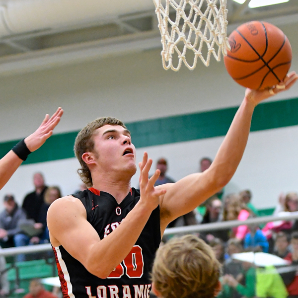 Ft. Loramie's Tyler Siegel was top scorer of the game Friday night... with 20 points.