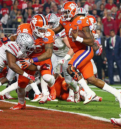 Clemson's Deshaun Watson proved to be the better of the two heraled quarterbacks in the Fiesta Bowl matchup.