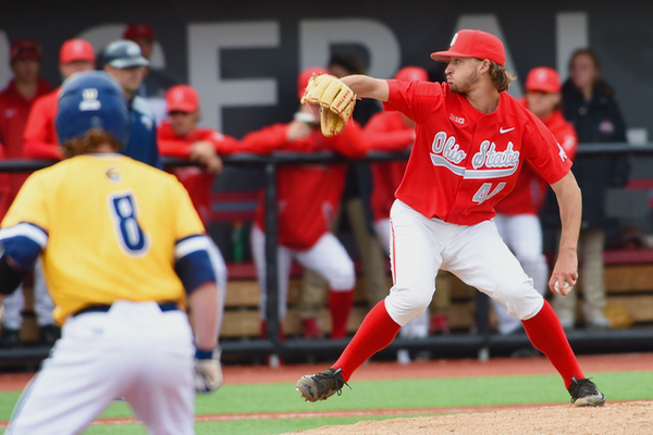 Connor Curlis saw a competitive start go for naught on another tough day for the Buckeyes.