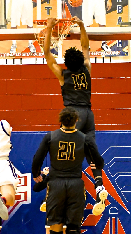Ratez Roberts takes one to the rim.