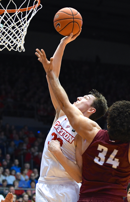 Ryan Mikesell take it up to the rim.