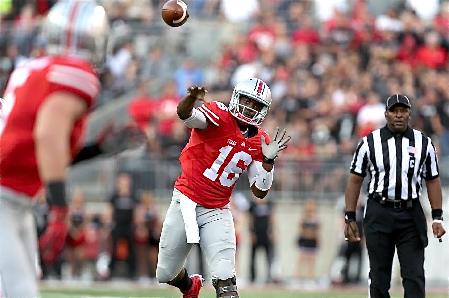Buckeyes Romp Over UNLV But Questions At QB Remain
