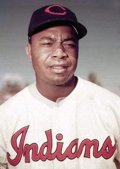 Larry Doby played longer than Robinson, with a career average of .283 and hit 253 home runs.