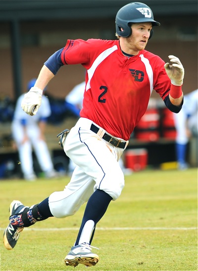 Senior Robbie Doring returns to the Dayton lineup in 2017, "Overall, our best baseball player," says coach Tony Vittorio.