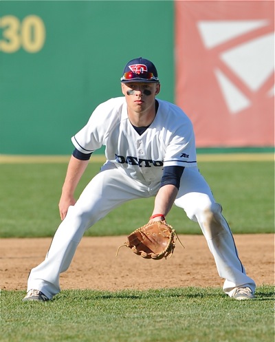 Sidney's Connor Echols played a solid third base in 2016, but the versatile soph will be moved to the outfield to start the 2017 season.