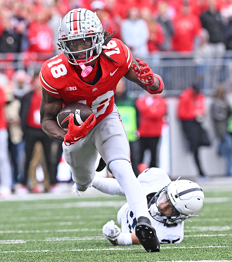 Harrison Jr. the difference as No. 3 Ohio State beats No. 7 Penn