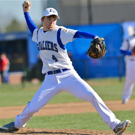 Junior Brandon Simmons got his first varsity win Tuesday as a starting pitcher.