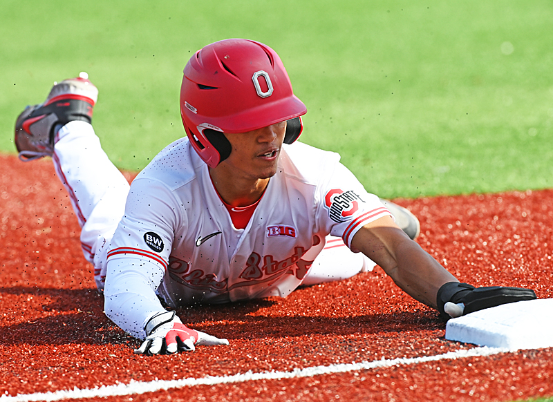 Ohio State Buckeyes Baseball #28 Trey Lipsey Student Athlete T-Shirt