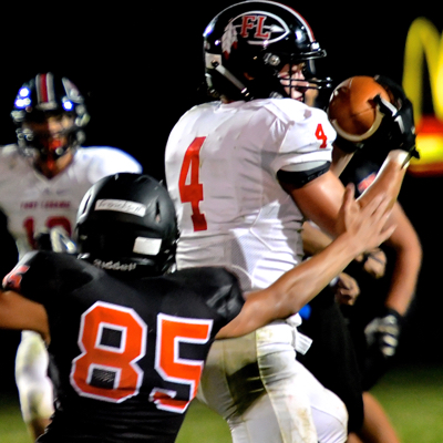 DB Nick Brandewie had other ideas as he picked off a Huelsman pass