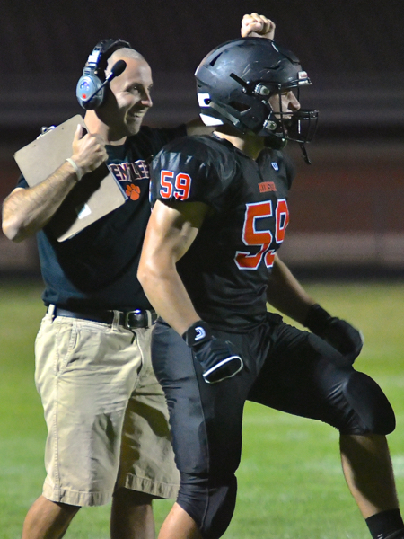 Minster Head Coach Geron Stokes applauded the conditioning of his team.