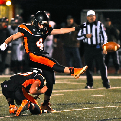 One of Isaac Schmiesing extra points of the night that helped seal the deal.