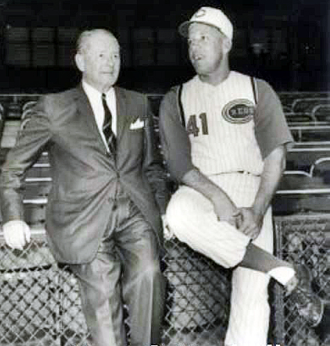 Portrait of Cincinnati Reds Wally Post, Ted Kluszewski, and Gus