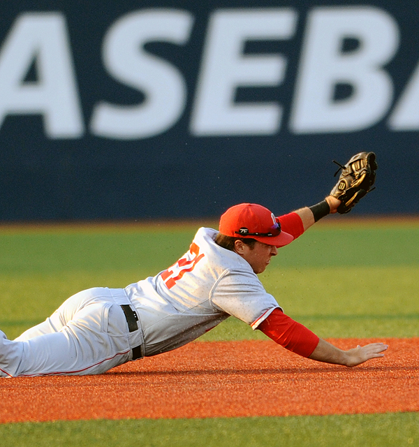 Habit Forming...As has become his habit, Nick Sergakis made another dazzling play on a hot shot in the fifth inning.