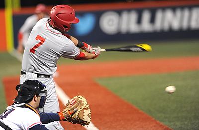 Tough night for hitters...the Buckeyes struck 23 times against four Illinois pitchers in Friday's 15-inning loss.