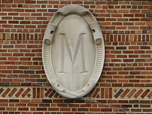 My good friend Heath Murray pitched and had a great career at Michigan. They preserved his memory, apparently, by putting his 'initial' on some of the more famous buildings.