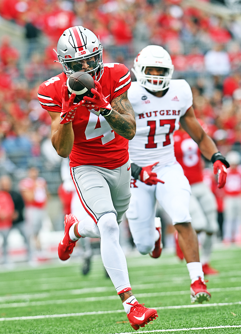 Williams rushes for 5 TDs, No. 3 OSU beats Rutgers 49-10