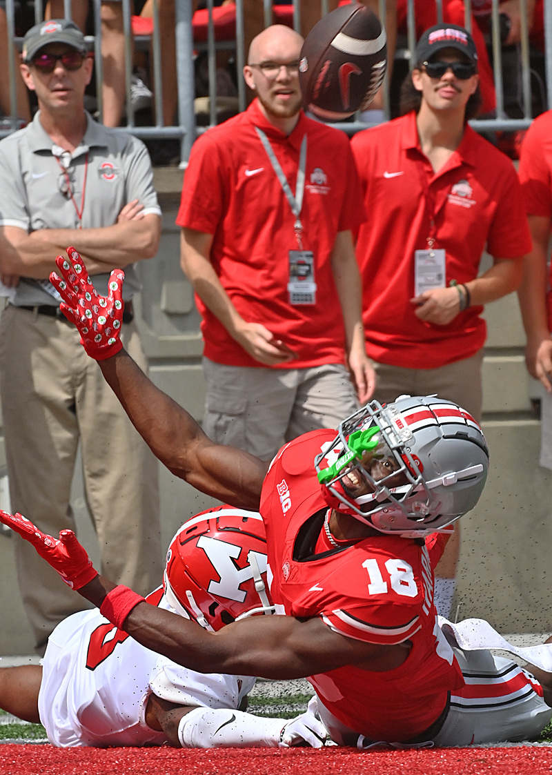 Ohio State WR Marvin Harrison Jr. on expectations for sophomore year, more  