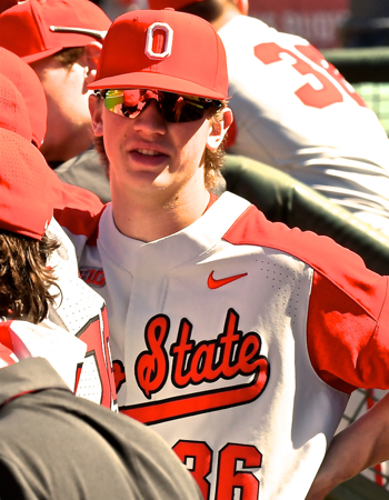 Shea (Murray) in the shades started the scoring with a one-out triple down the right field line.