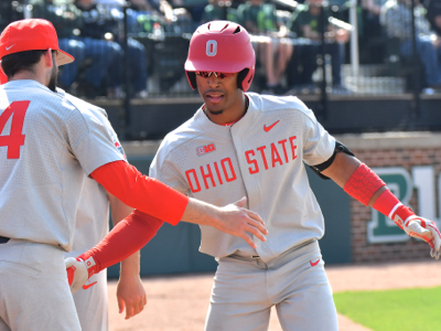 Jalen Washington's ninth inning homer pulled the Buckeyes to within a single run.