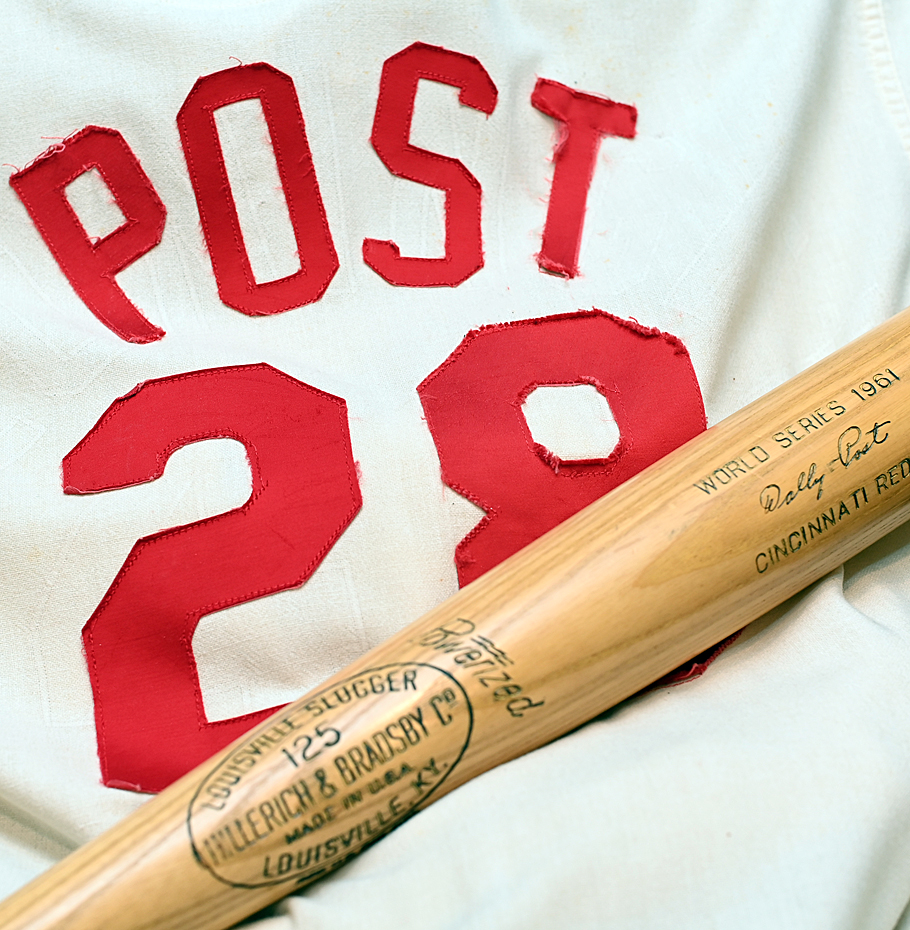 Portrait of Cincinnati Reds Wally Post, Ted Kluszewski, and Gus