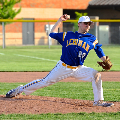 Lehman starter Parker Riley went the distance against Russia and had a 22-game winning streak snapped.