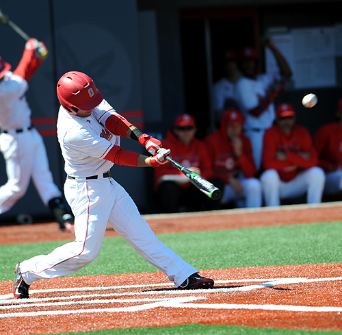 Nick Sergakis' fifth home run got the Buckeyes on the board in the second inning.