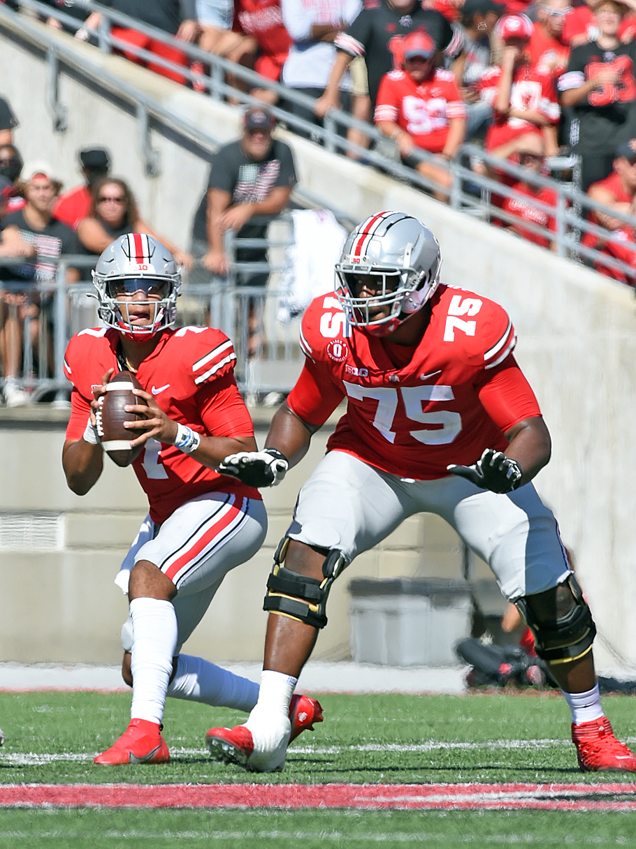 No question, Ohio State Offensive Line Has Been a Dud