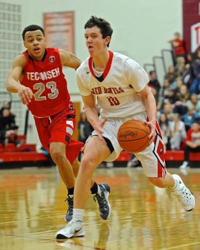 Red Devils began an almost epic comeback. They went on a 14-5 run, and when Zach Wildermuth hit his second three of the quarter, the Red Devils trailed 56-52 with 1:52 to play.