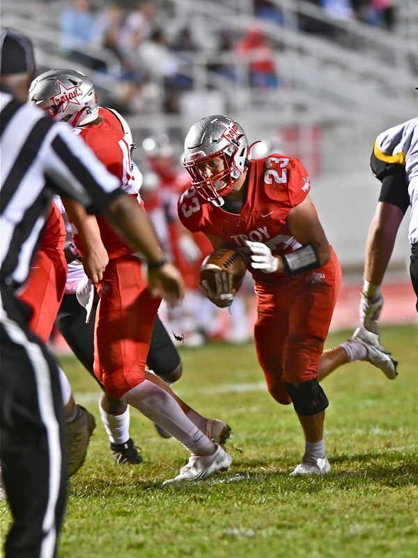 Troy O-Line, Ground Game, Crushes Franklin Heights