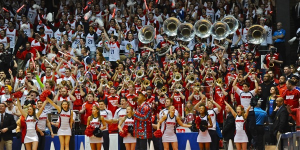 Strike up the band, the cheerleaders, and the "Red Scare"...everyone was frantic during the climactic final moments.